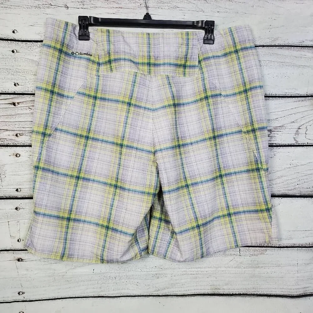 Columbia Men's Plaid Omni-Shade Shorts Size 42 11
